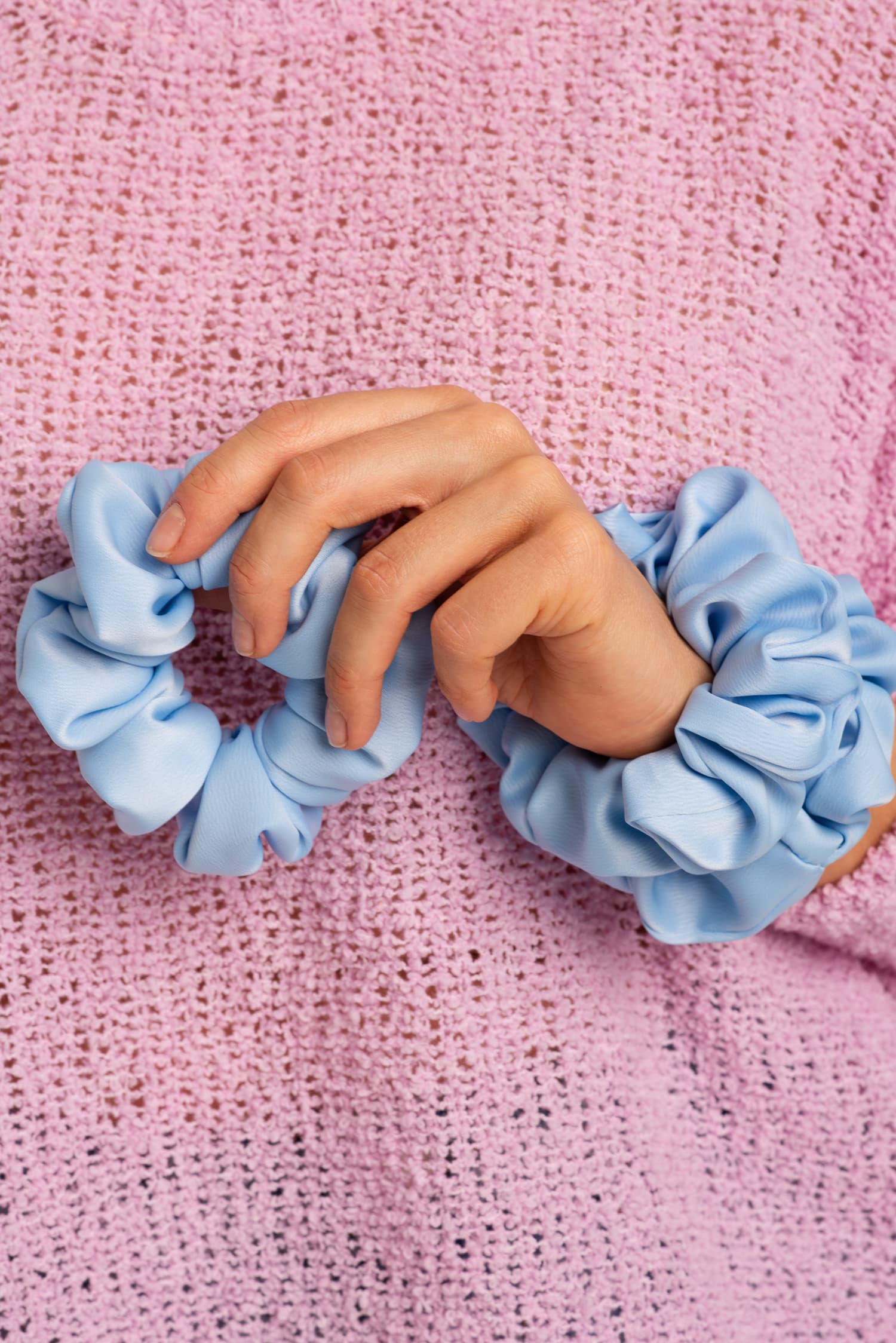 Gumka do włosów scrunchie (kolory) — zdjęcie 9