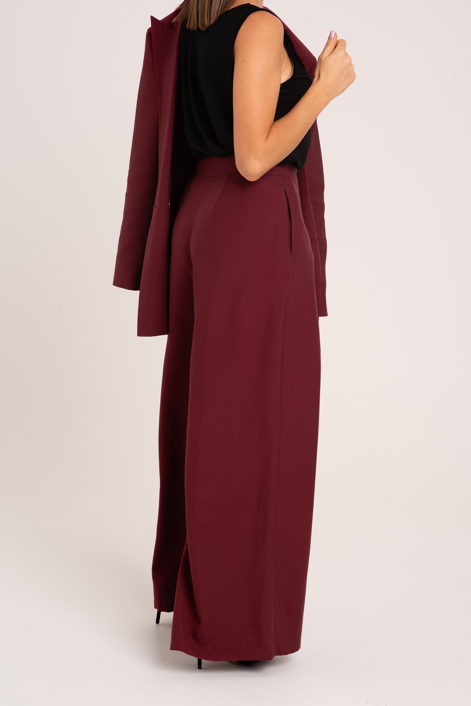 Bordowa marynarka Victoria - zdjęcie 6