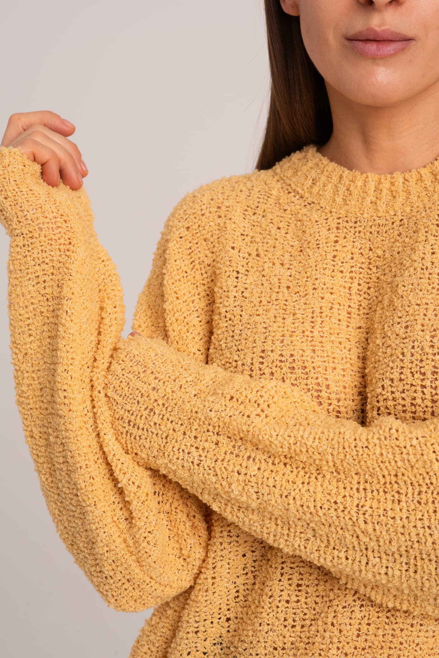 Żółty sweter oversize Suzie - widok 2