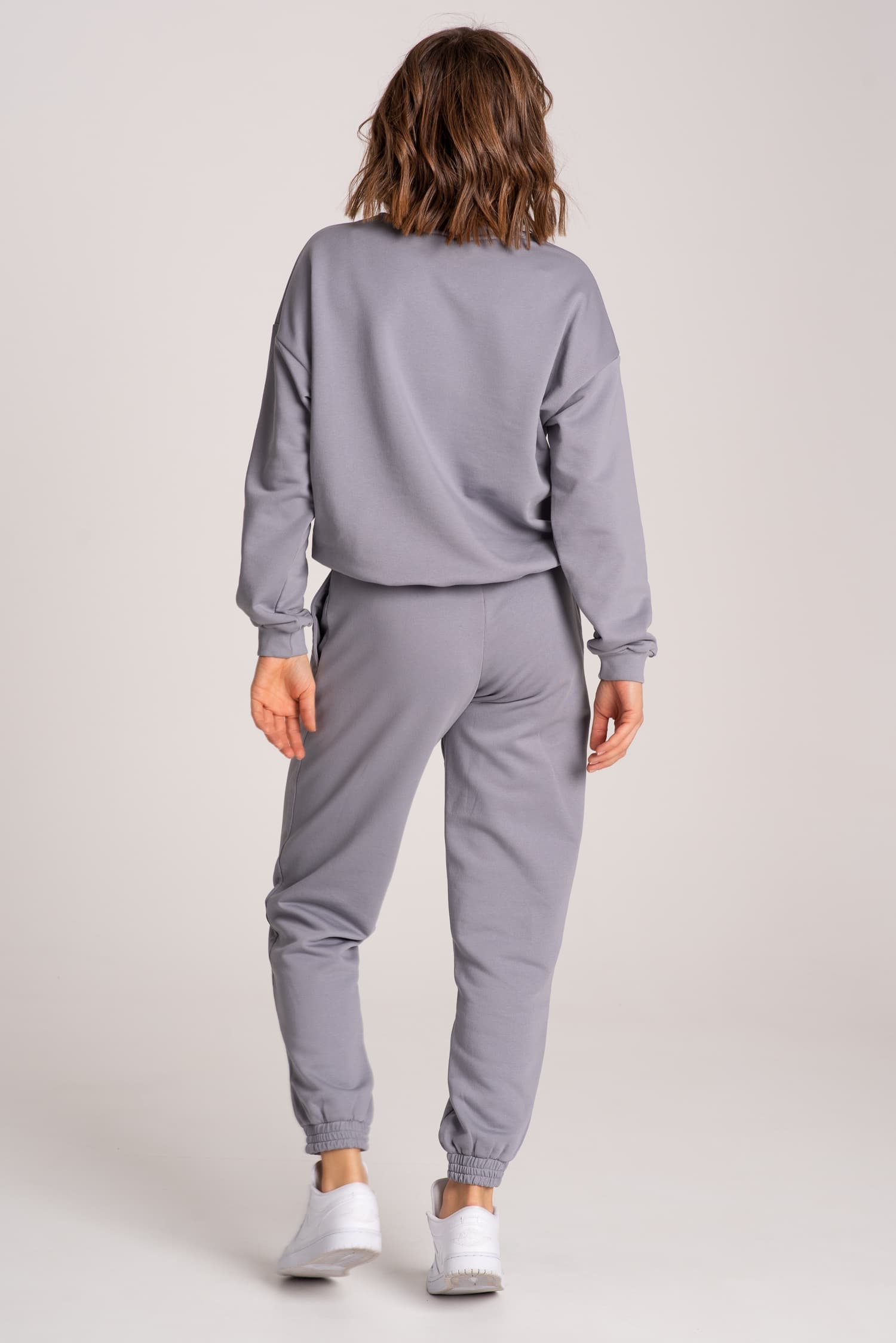 Dresy damskie: bluza + spodnie –gołębi — zdjęcie 5