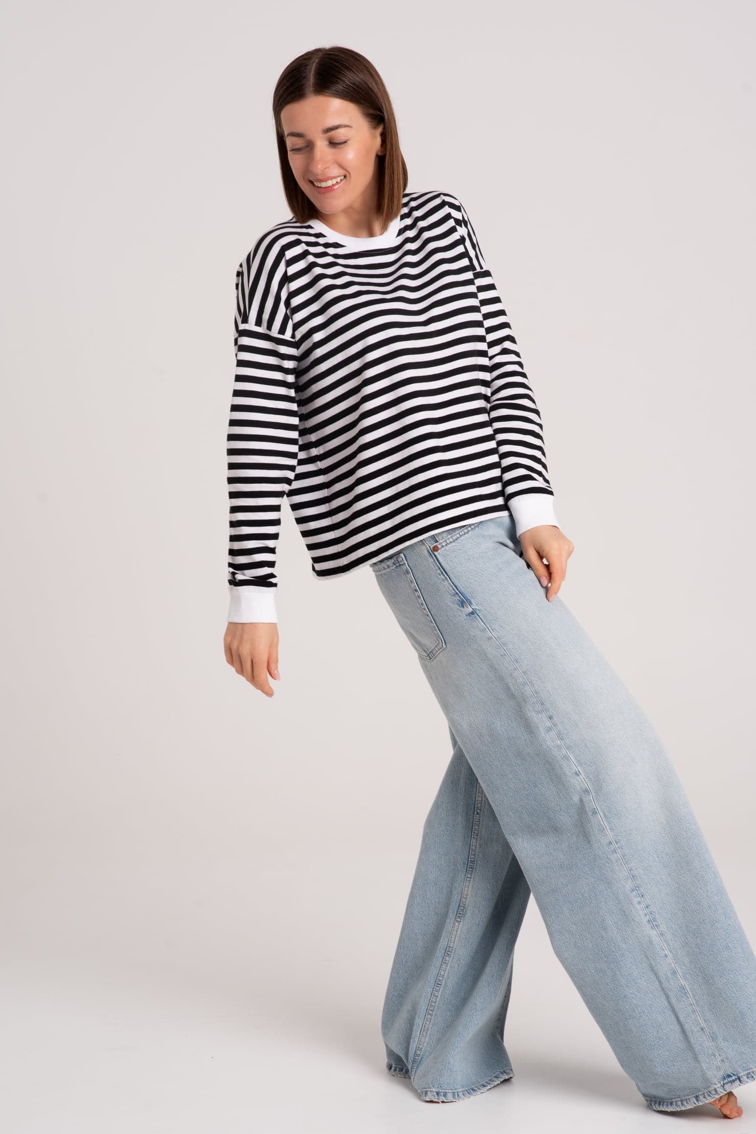 Longsleeve w pasy HANNAH - zdjęcie 4