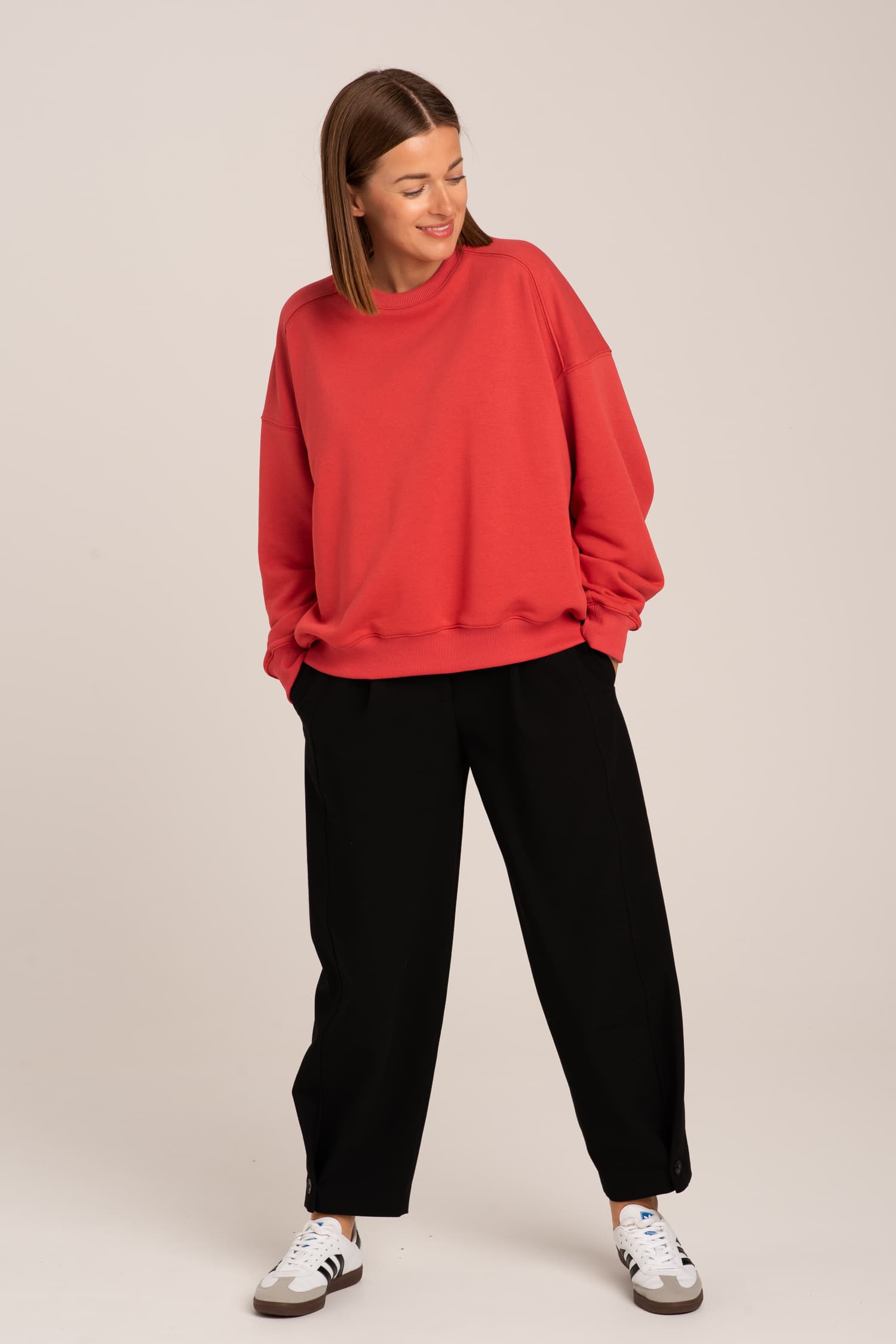 Koralowa bluza Nora - zdjęcie 3