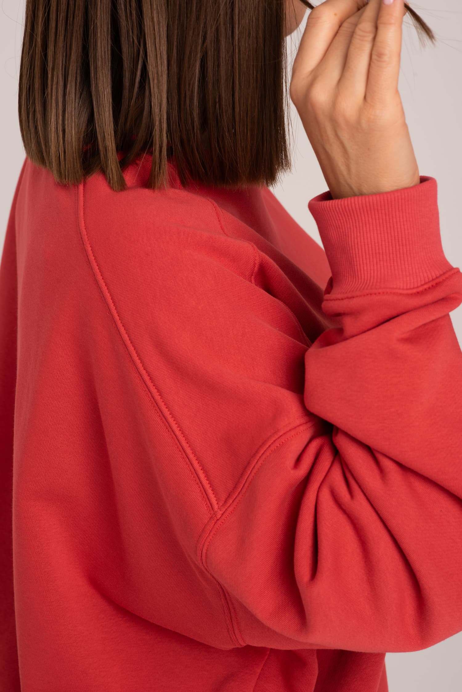 Koralowa bluza Nora - zdjęcie 4