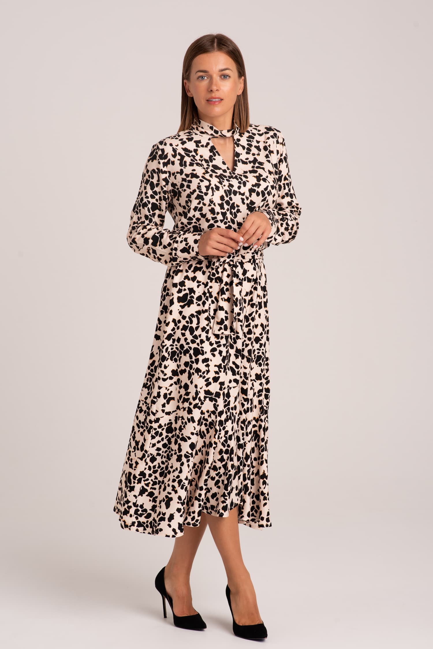 Długa sukienka z wiskozy Sonia - zdjęcie 3