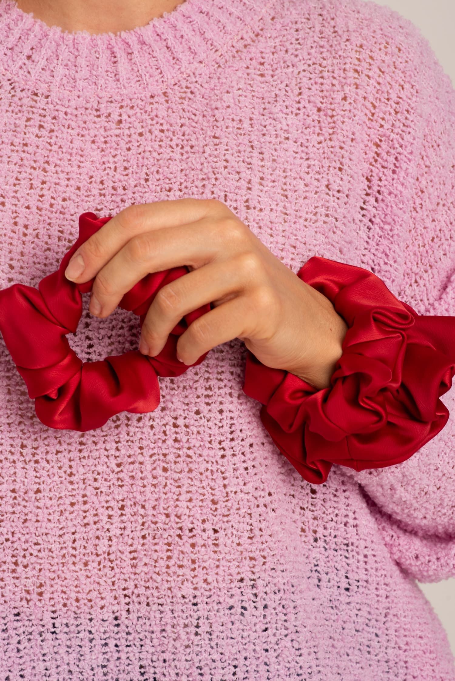 Gumka do włosów scrunchie (kolory) - zdjęcie 3